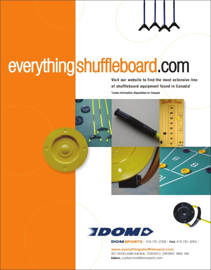 DOM SPORTS for Everything Shuffleboard