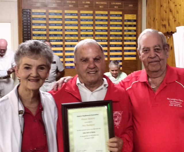 HOF presentatipon - Myrna Bilton, Roy Babcock, Rendall Bilton