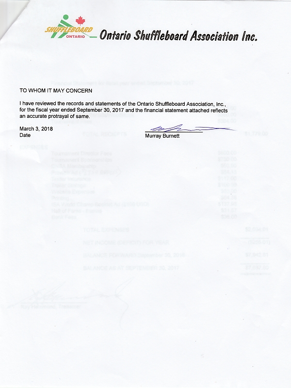 OSA 2017 Financial Audit Report